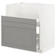 METOD / MAXIMERA Base cab f TALLSJÖN sink, white/Bodbyn grey, 80x60 cm