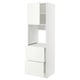 METOD / MAXIMERA Hi cab f ov w dr/2 frnts/2 hi drwrs, white/Vallstena white, 60x60x200 cm