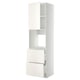 METOD / MAXIMERA Hi cab f ov w dr/2 frnts/2 hi drwrs, white/Veddinge white, 60x60x220 cm