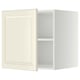 METOD Top cabinet for fridge/freezer, white/Bodbyn off-white, 60x60 cm