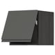 Modern dark grey kitchen cabinet with sleek, minimalist design.