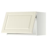 METOD Wall cabinet horizontal w push-open, white/Bodbyn off-white, 60x40 cm