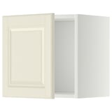 METOD Wall cabinet, white/Bodbyn off-white, 40x40 cm