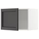 METOD Wall cabinet, white/Lerhyttan black stained, 60x40 cm