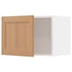 METOD Wall cabinet, white/Vedhamn oak, 60x40 cm
