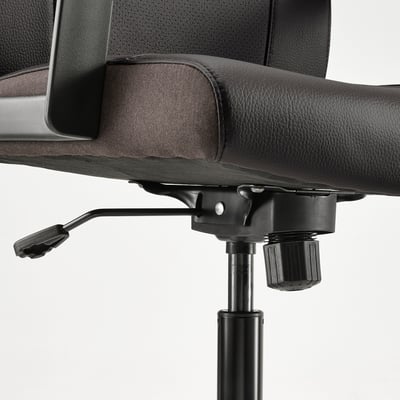 MILLBERGET Swivel chair, Murum dark brown