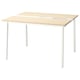 MITTZON Conference table, birch veneer/white, 120x108x75 cm