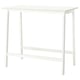 MITTZON Conference table, white, 120x68x105 cm