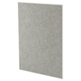 MITTZON whiteboard/noticeboard, grey, rectangular, double-sided, with frame.