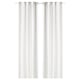 MOALINA Curtains, 1 pair, white, 145x300 cm