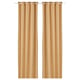 MOALINA Curtains, 1 pair, yellow, 145x300 cm
