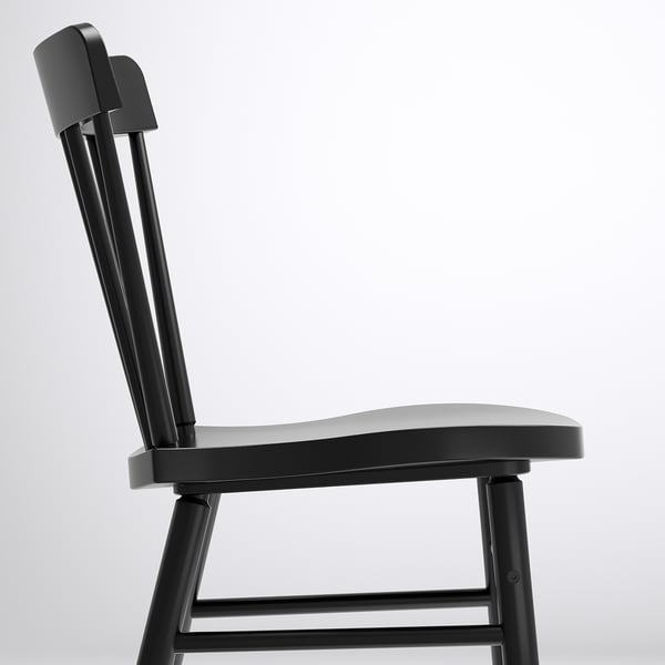 MÖCKELBY / NORRARYD Table and 6 chairs, oak/black, 235x100 cm