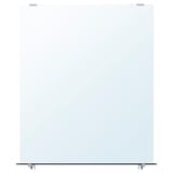 NYSJÖN Mirror with shelf, white, 50x60 cm