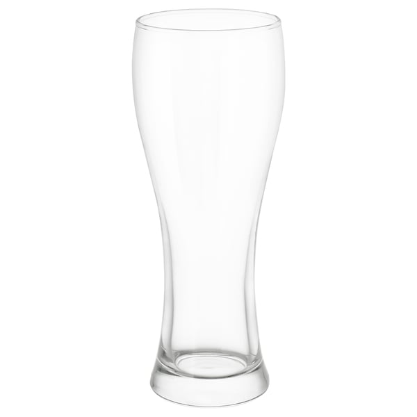 OANVÄND Beer glass, clear glass, 63 cl