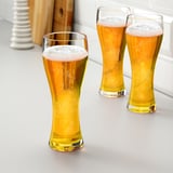 OANVÄND Beer glass, clear glass, 63 cl
