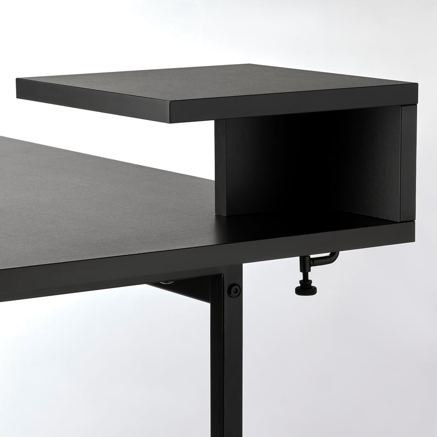 OBEGRÄNSAD Desk, black, 160x75 cm IKEA