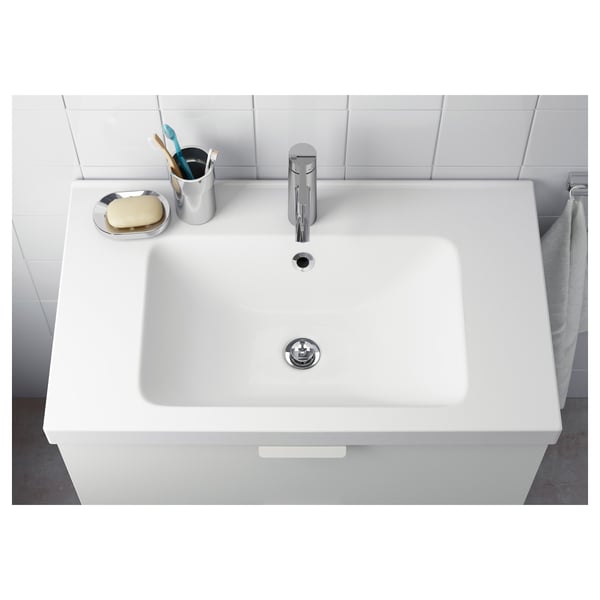 ODENSVIK single washbasin, 83x49x6 cm IKEA
