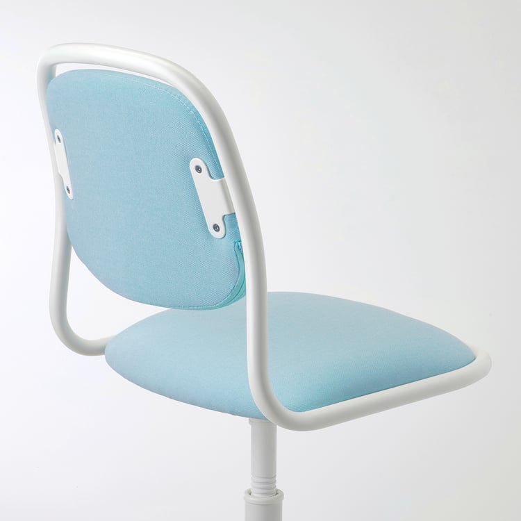 ÖRFJÄLL Children's desk chair white, Vissle blue/green IKEA