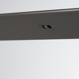 ÖVERSIDAN LED wardrobe lighting strp w sensor, dimmable dark grey, 46 cm
