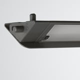 ÖVERSIDAN LED wardrobe lighting strp w sensor, dimmable dark grey, 46 cm