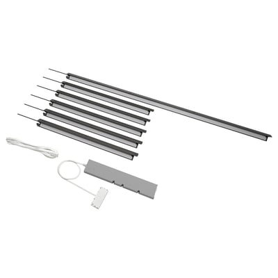 ÖVERSIDAN / TRÅDFRI Lighting kit, dark grey