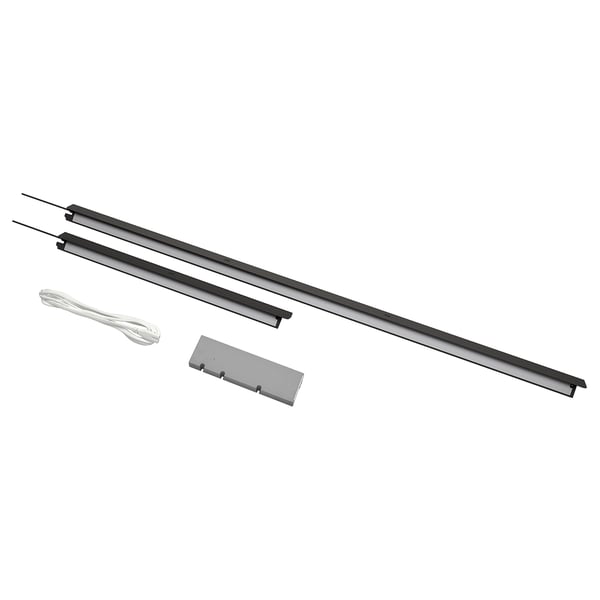 ÖVERSIDAN / TRÅDFRI Lighting kit, dark grey