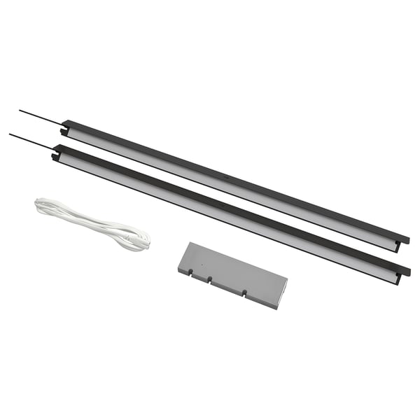 ÖVERSIDAN / TRÅDFRI Lighting kit, dark grey