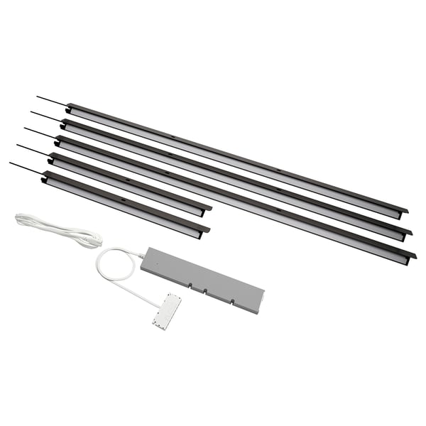 ÖVERSIDAN / TRÅDFRI Lighting kit, dark grey