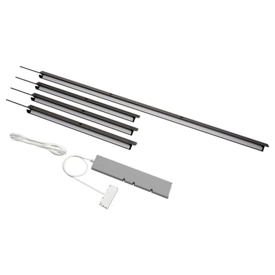 ÖVERSIDAN / TRÅDFRI Lighting kit, dark grey