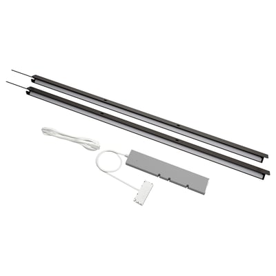 ÖVERSIDAN / TRÅDFRI Lighting kit, dark grey