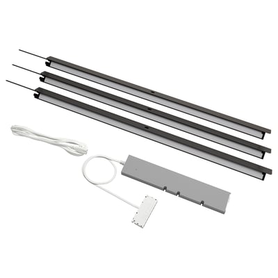 ÖVERSIDAN / TRÅDFRI Lighting kit, dark grey