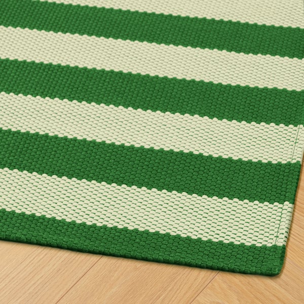 PLATÅGUPP Door mat, green, 60x90 cm