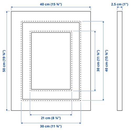 Illustration with measurements for the product: PLOMMONTRÄD.
