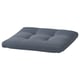 Option: POÄNG Footstool cushion, Gunnared blue, 55x50 cm