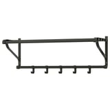 PORTIS Hat rack, black, 90 cm