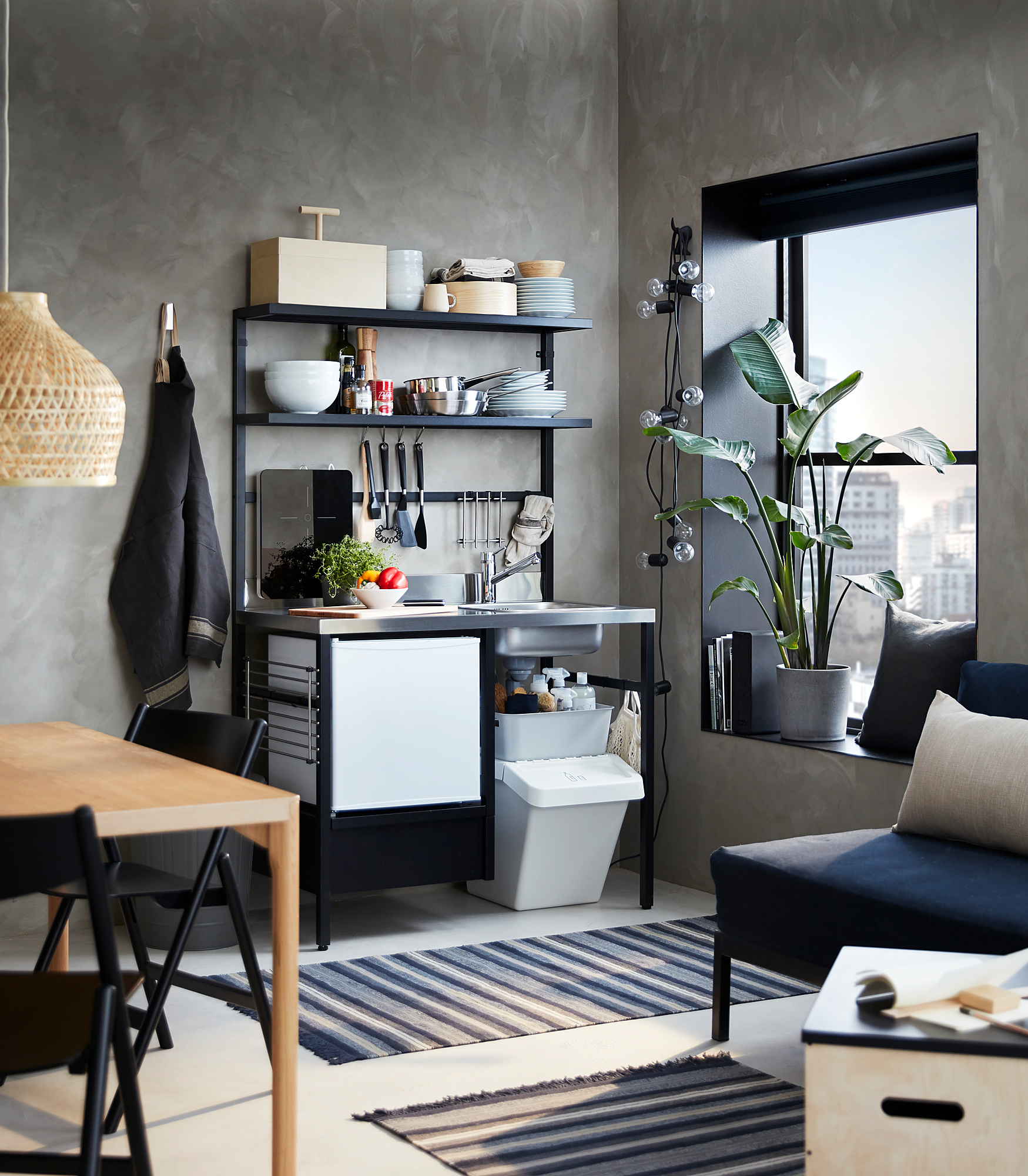 RÅVAROR Minikitchen black IKEA