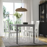 RÅVAROR Rug, flatwoven, handwoven black/brown grey, 170x240 cm