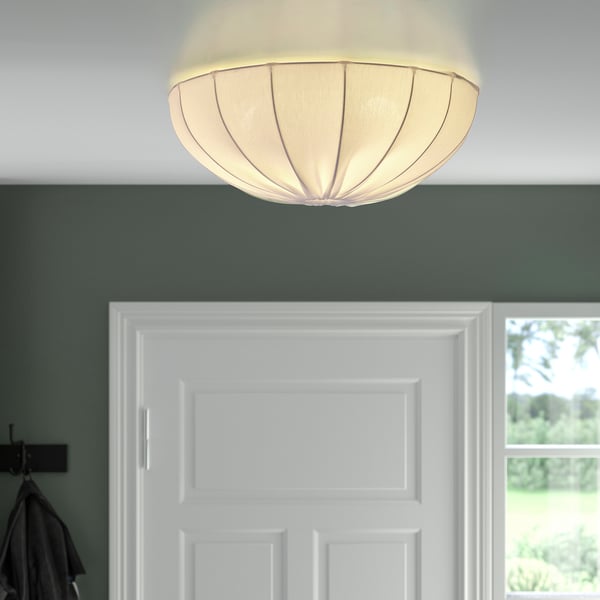 REGNSKUR Ceiling lamp, white, 48 cm