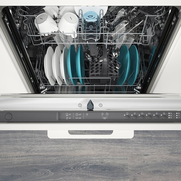 RENGÖRA Integrated dishwasher grey IKEA