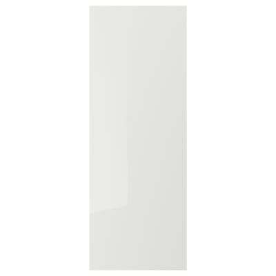 RINGHULT Cover panel, high-gloss light grey, 39x106 cm