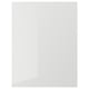 Option: RINGHULT Cover panel, high-gloss light grey, 62x80 cm