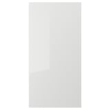 RINGHULT Door, high-gloss light grey, 60x120 cm