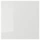 RINGHULT Door, high-gloss light grey, 40x40 cm