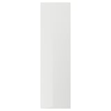 RINGHULT Door, high-gloss light grey, 40x140 cm