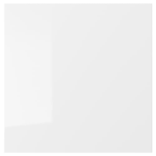 RINGHULT white glossy kitchen cabinet door.
