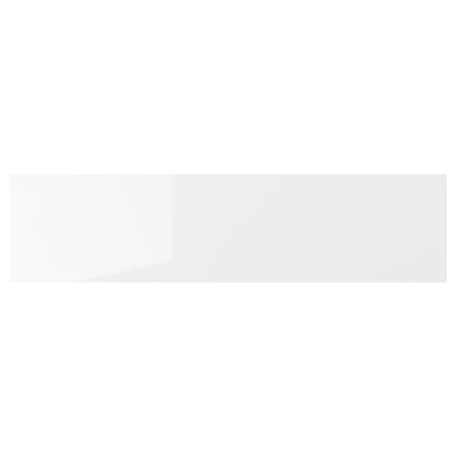 White glossy RINGHULT kitchen drawer, sleek & modern, durable with 25yr guarantee.