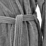 ROCKÅN Bath robe, grey, L/XL