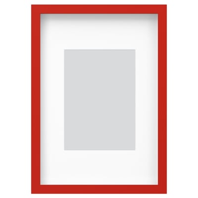 RÖDALM Frame, red, 21x30 cm
