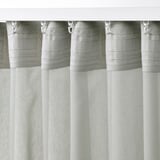 ROSENROBINIA Sheer curtain, 1 piece, light grey/with heading tape, 300x300 cm