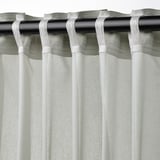 ROSENROBINIA Sheer curtain, 1 piece, light grey/with heading tape, 300x300 cm